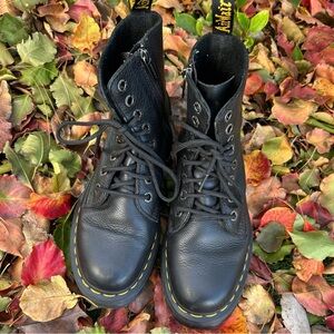 Dr. Martens Jadon III Pisa Leather Platform Boots